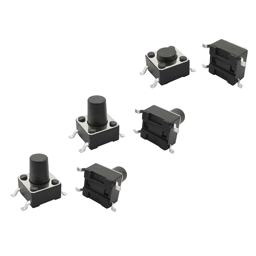 20 Pz 6x6mm Pannello PCB Momentaneo Tattile Tatto Mini Pulsante - Foto 7