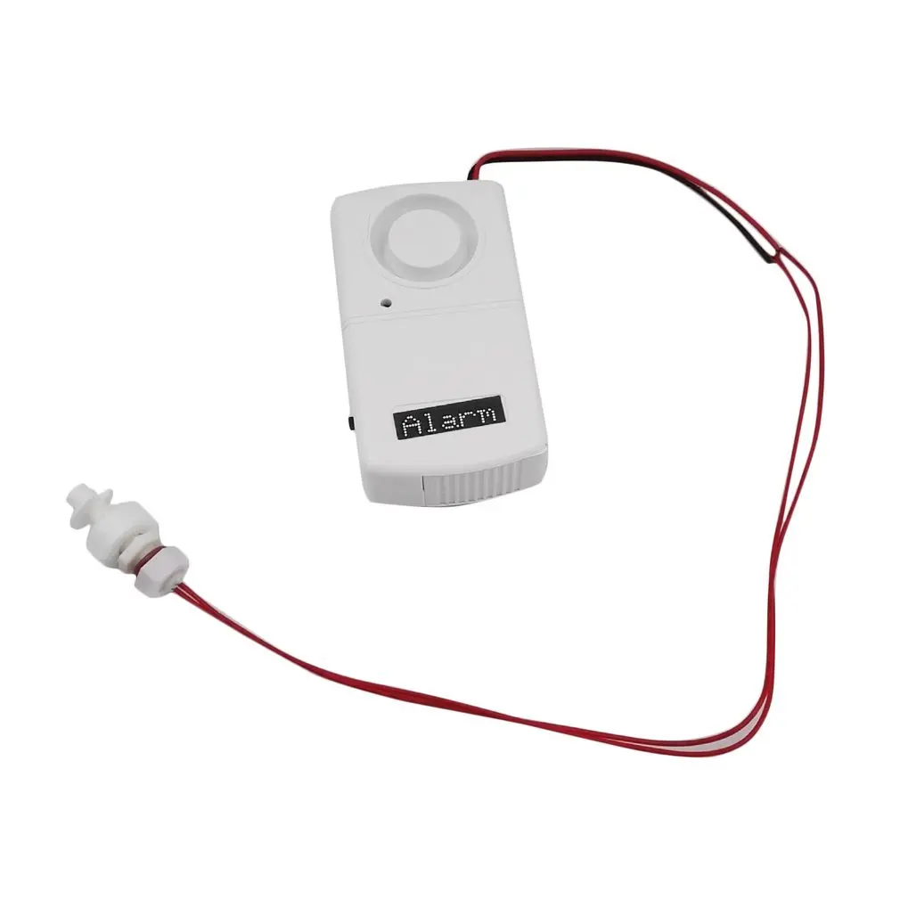 

2017 Newest Wired Water Leakage Overflow Alarm Sensor Detector 120dB Work Alone Water Alarm House Home Security Alarm System