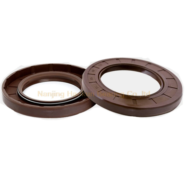 

10*20*4.7/5/6/7 10x20x4.7/5/6/7 Brown Fluoro FKM Fluorine Rubber Double Lip Spring TC Ring Gasket Radial Shaft Skeleton Oil Seal