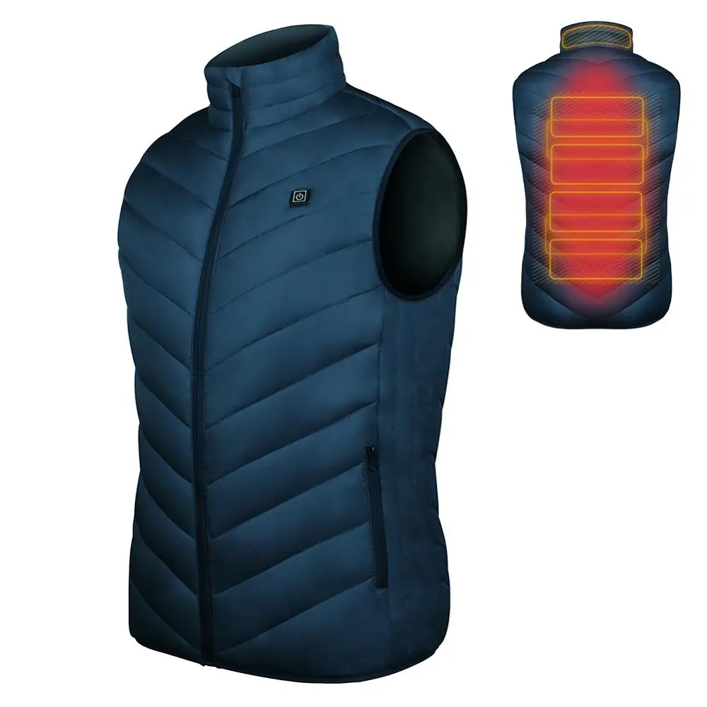 

USB Heated Vest Outdoor Warm Washable Infrared Electric Thermal Heating Vest Winter Camping Hiking Warm Hunting Sport Jacket