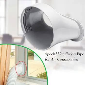

Portable Air Conditioning Body Exhaust Duct Interface ABS Home Air Conditioner Parts Exhaust Pipe Connector
