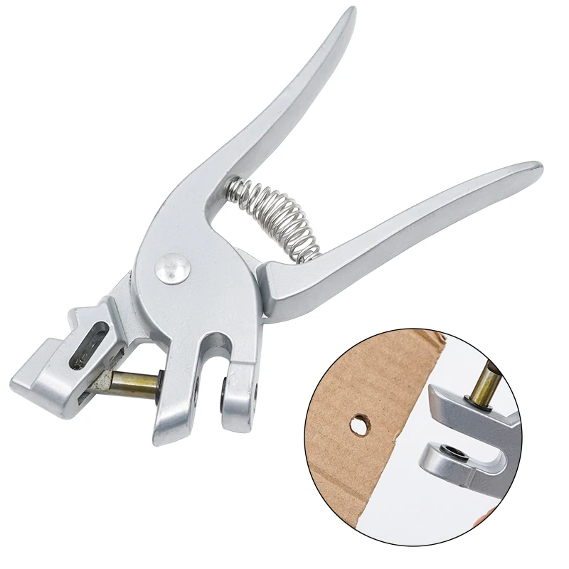 Pince Applicateur Pour étiquettes D'oreille Bétail - En Acier, Avec Broche De Rechange, Pour Porcs, Bovins, Moutons