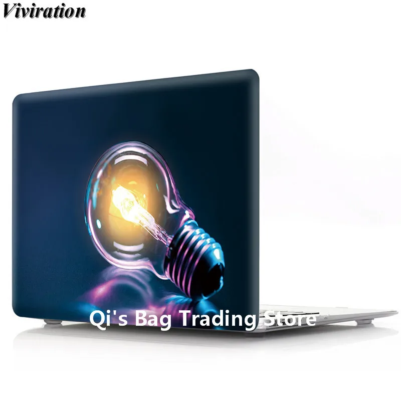 Модный жесткий защитный чехол с рисунком лампочки для Macbook retina Air Pro 11 13 12 15 15,4 11,6 дюйма Чехол