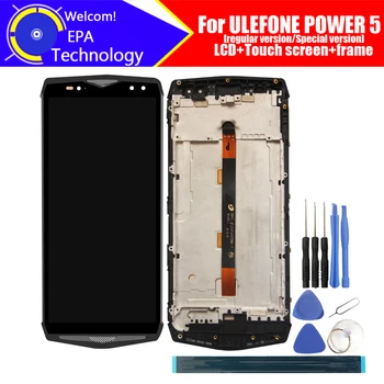 

ULEFONE POWER 5 LCD Display+Touch Screen Digitizer+Frame Assembly 100% Original LCD+Touch Digitizer for ULEFONE POWER 5