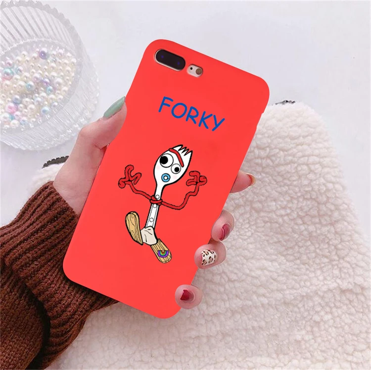 Forky мультфильма «История игрушек», чехол для телефона для samsung Galaxy S10 S9 S8 S7 S6 рlus Lite край мягкая задняя крышка футболка с изображением персонажей видеоигр Coque