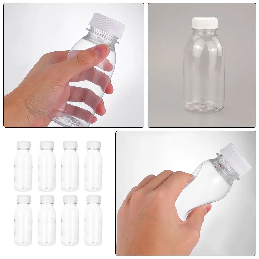 200ML 100ml Transparent Beverage Bottle Containers Simple Milk Tea Beverages Reusable Milk Beverage Beverages Clear 6/8/10pcs