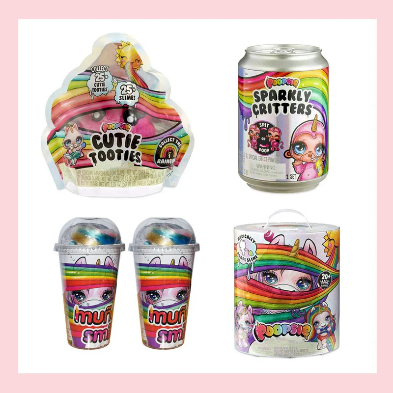 

LOL Doll New Decompression Toy Squeezer Unicorn Jar Blind box Sparkle Splitter Poopsie Slime Unicorn Soft Stress Relief Squeeze