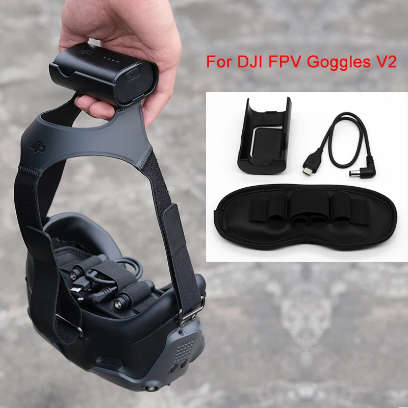 Чехол для аккумулятора 30 см пылезащитная подушка DJI FPV Combo Glasses V2 Зарядные кабели