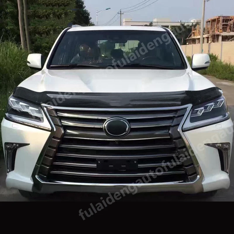 Дефлектор капота для Lexus LX570 2016 2019|Хромирование| |