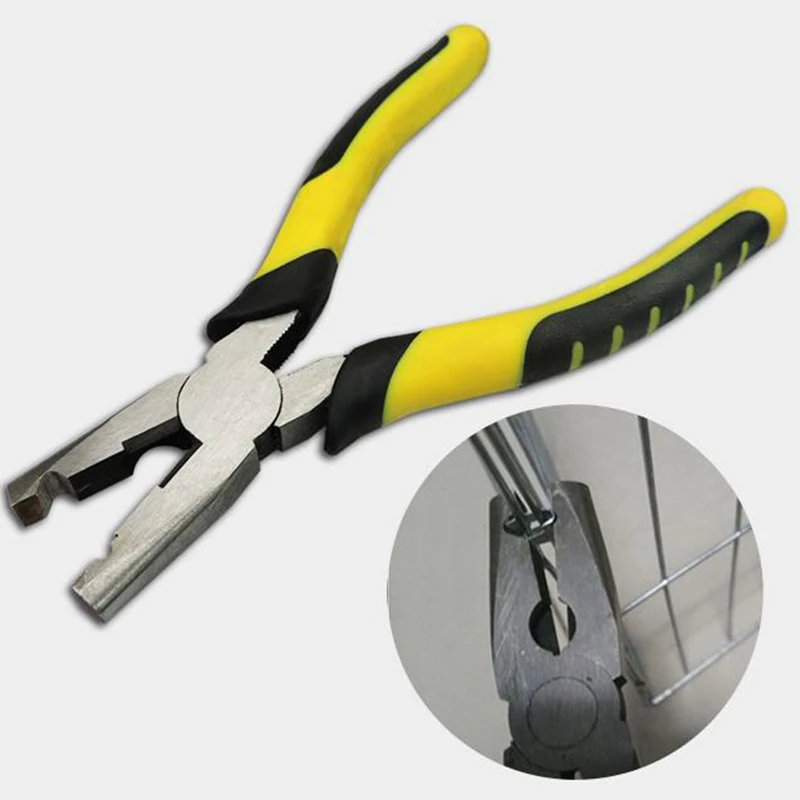 Poultry Chicken Cage Clamp Installation Pliers Assembly Card Buckle Snap Clamp Rabbit Cage Chicken Dog Cage Tools