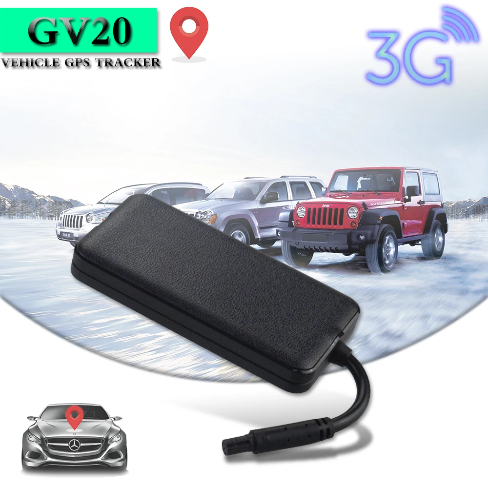 Многофункциональное gps устройство для транспортного средства GV20 3g WCDMA gps трекер Дистанционно управляемый электричество масло гео-забор платформа в реальном времени трекер