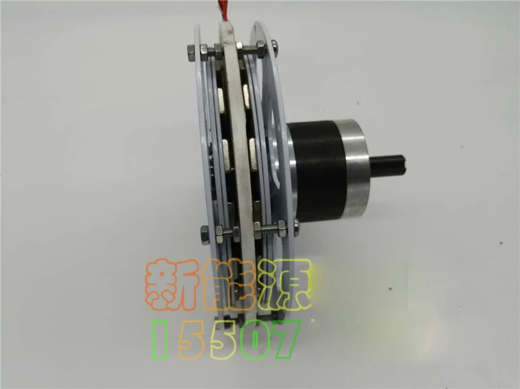 

High efficiency disc - type non - core permanent magnet generator with planetary speed ratio can be customized wind hydraulic