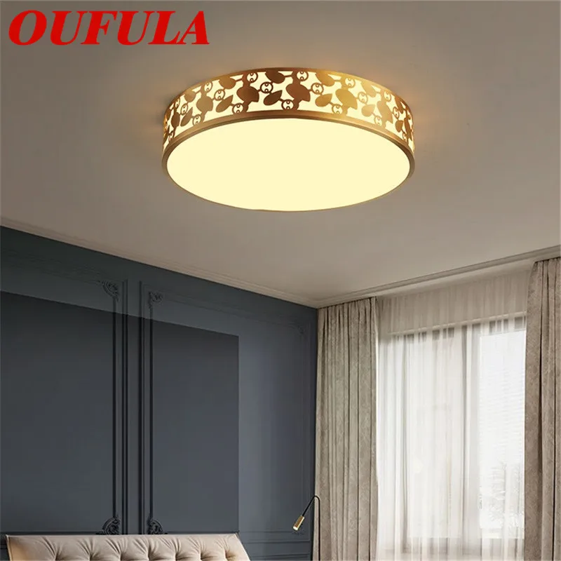 

DLMH Copper Ceiling Lights Contemporary Creative Decorative For Home Living Room Dining Room Bedroom