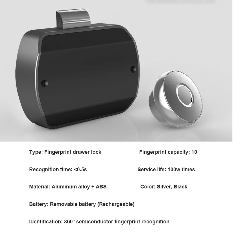 Умный Замок для ящика с отпечатком пальца, интеллектуальный электронный замок, Противоугонный замок для безопасности, шкаф для хранения одежды, стол