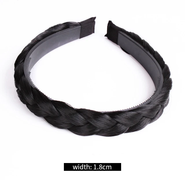 shein hair accessories Fashion Women Twist Hairbands Toothed Non-slip Headbands Girls Braid Hair Accessories Adjustable Head Band Bezel Headwear wide headbands for short hair Hair Accessories