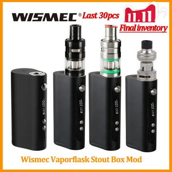 

[RU/ES] Original Wismec Vape Forward VaporFlask Stout Box Mod Output 100W TC/VW Mode VS Voopoo Drag 2 Vape Mod E-Cigarette