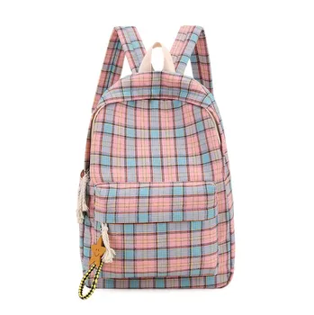 

New Fashion Plaid Women Shoulder Bags Ladies Backpack High Quality Large Capacity Student Bag Casual Wild Travel Bags Backpack