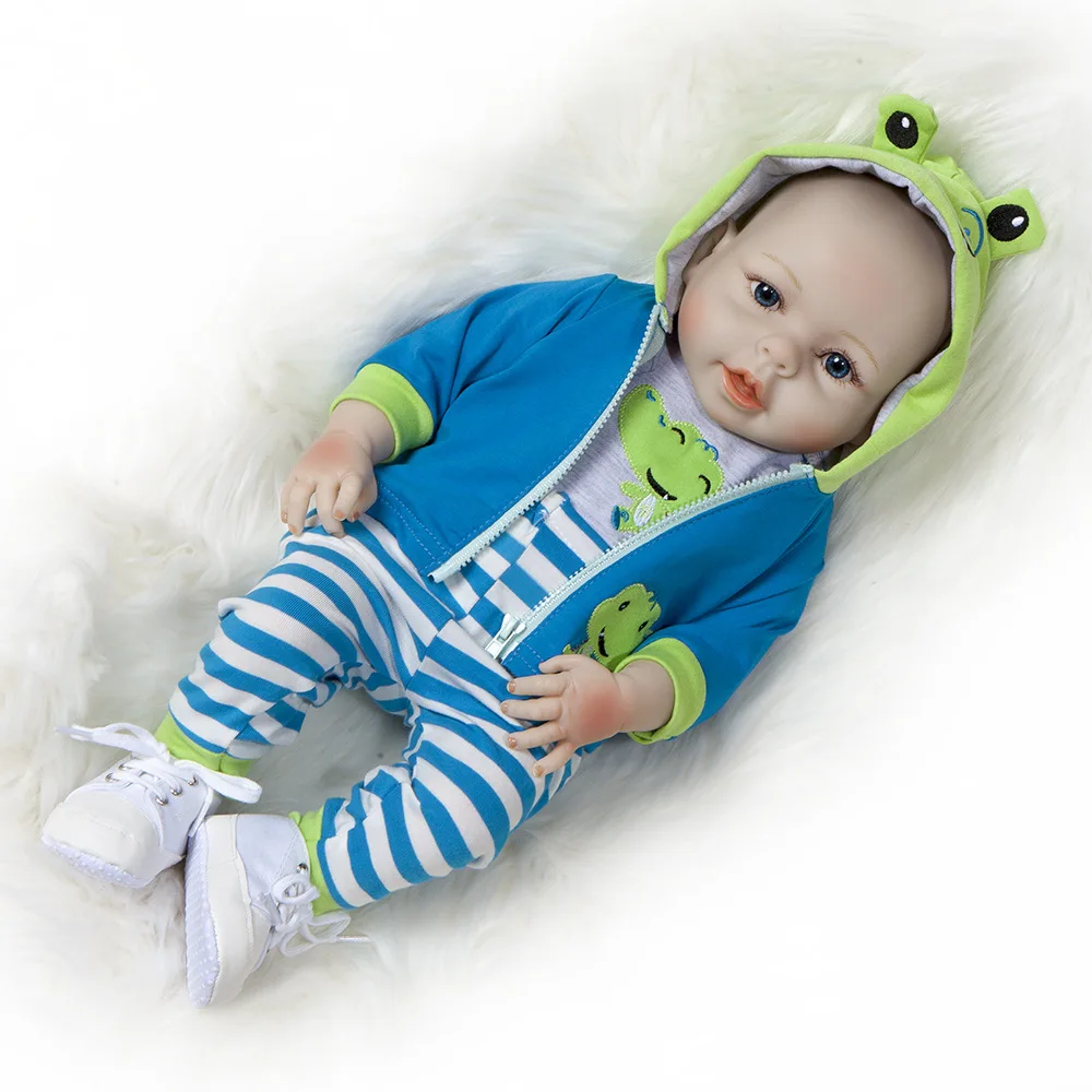 Pickwoo, 48 см, кукла-Реборн, Реалистичная, живая, Brinquedos, Bonecas, кукла для мальчика, Реалистичная, сверхъестественная, кукла, подарки на год, малыш, Playmate
