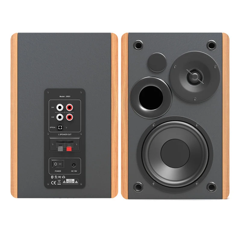 80W High-power Bluetooth Speaker HiFi Fever Computer Speaker Home Theater Bookshelf Audio Support USB/optical/audio Interface