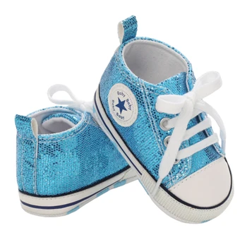 

Infants Girls Canvas Casual Shoes Sports Sequined Sneaker Walking Soft-Soled Non-Slip Printed Birthday Gift Unisex Crib Shoes