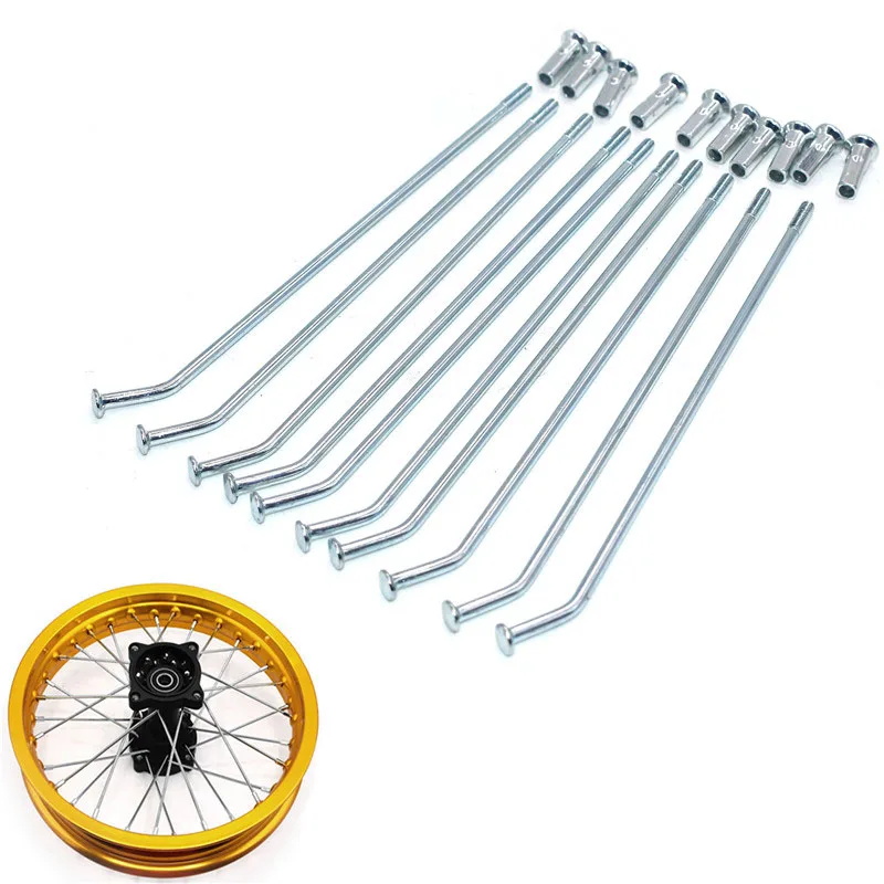 Dirt Bike Wheel Spoke 10inch 12inch 14inch 16inch Front Rear Rim Hub Wire