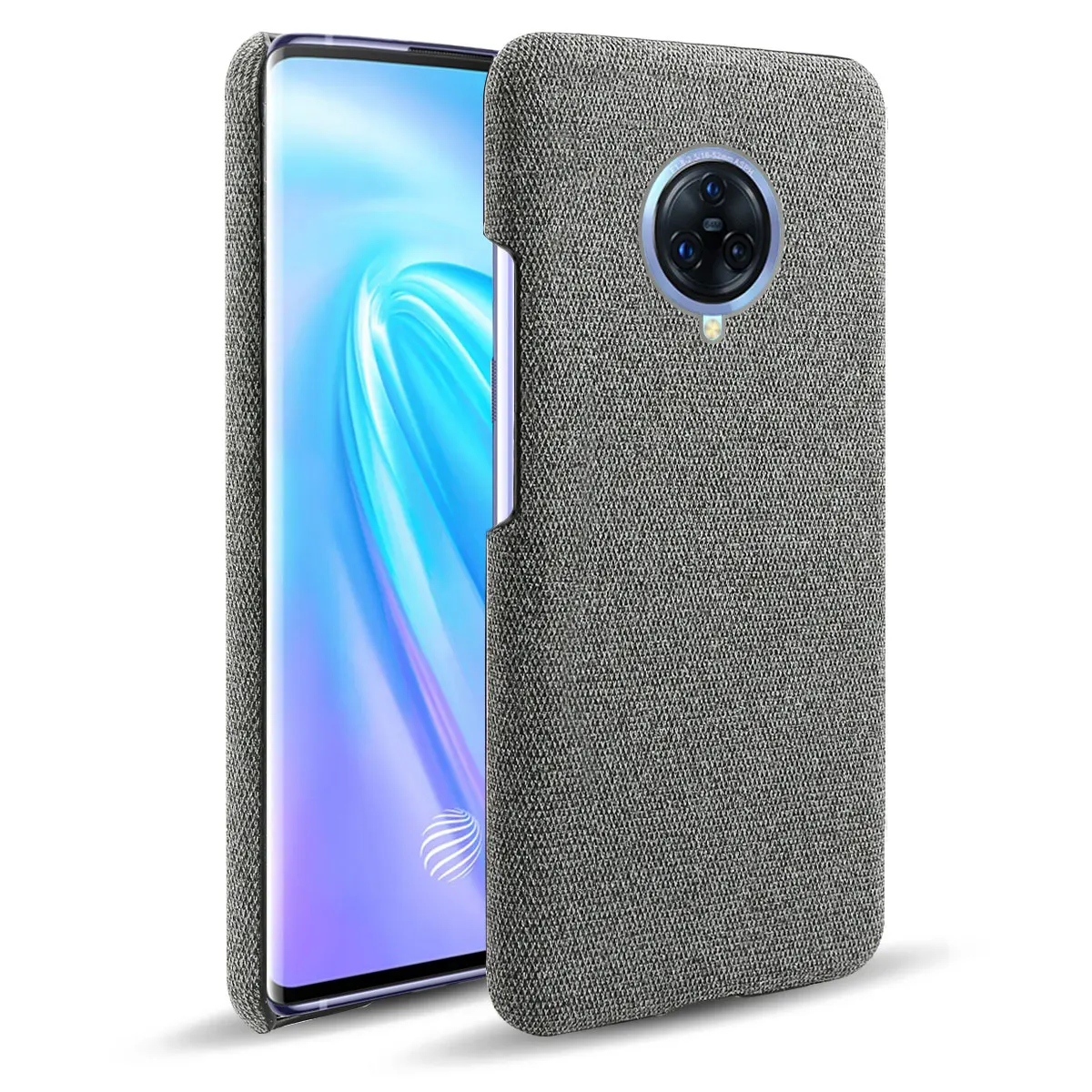 Vivo Nex3 простой тканевый чехол-накладка для Vivo Nex 3 Hybrid Clothes Жесткий ПК держатель для карт задняя крышка