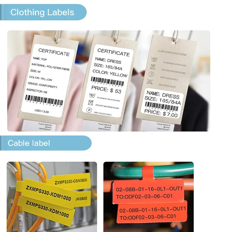 Niimbot-label Papel Adesivo Impermeável Anti-óleo Resistente ao Desgaste Preço Etiqueta Resistente a Riscos B21 B3s B203 - Imagem 2