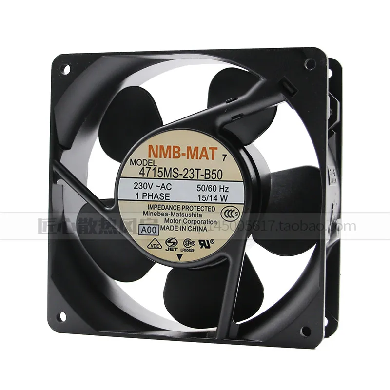New Original Nmb 4715ms20t 10t 12t-22t-23t-b50 B5a B30 12cm Estrutura de Alumínio Fonte de Alimentação Ventilador de Fluxo Axial - Imagem 2