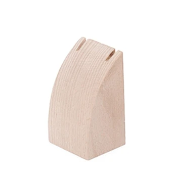 

Natural Wooden Necklace Display Stand Organizer Holder Rack