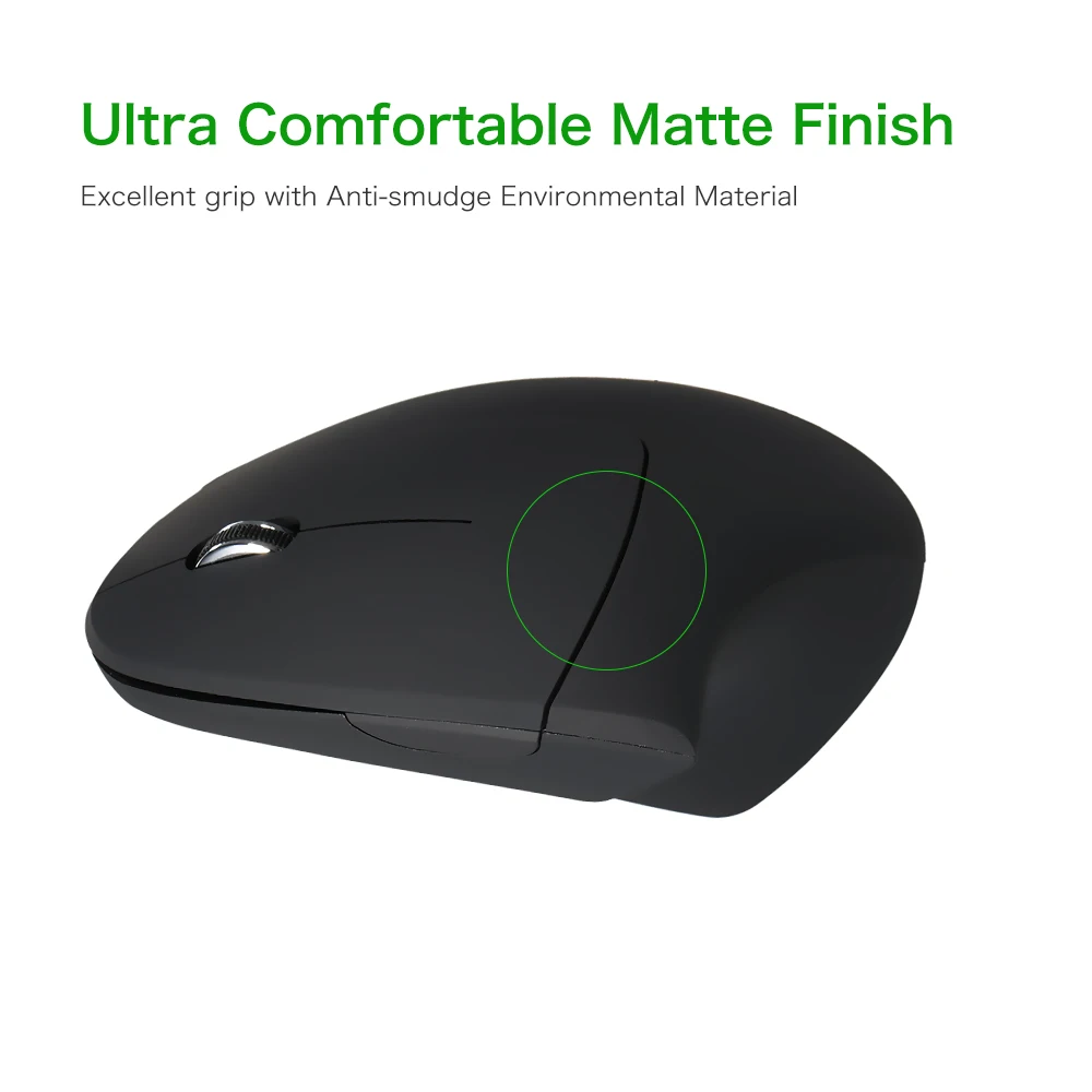 

2.4G Vertical Wireless Mouse USB Ergonomic Optical Mouse High Precision Adjustable 1600 DPI 5 Buttons Mouse Wireless for PC
