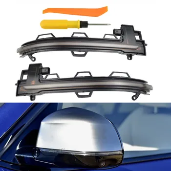 

LED Dynamic Turn Signal Blinker Side Mirror Indicator Light Repeater For BMW X3 X4 X5 X6 X7 G01 G02 G05 G06 G07 2018 2019 2020