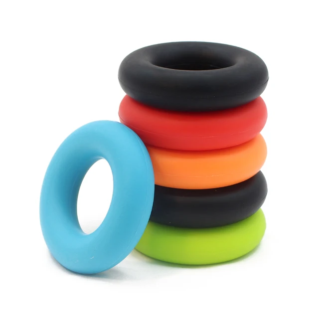Hand Trainer Carpal Expander Grip Finger Strength Power Gripper Gripping Ring Stress Relief Gym Home Exercise Fitness Equipment 2