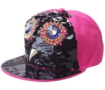 GBCNYIER мультфильм Хип-хоп кепка Птица Дизайн Мультфильм Паркур крутая Кепка для ношения на улице, трендовые мужские спортивные кепки - Цвет: Розовый