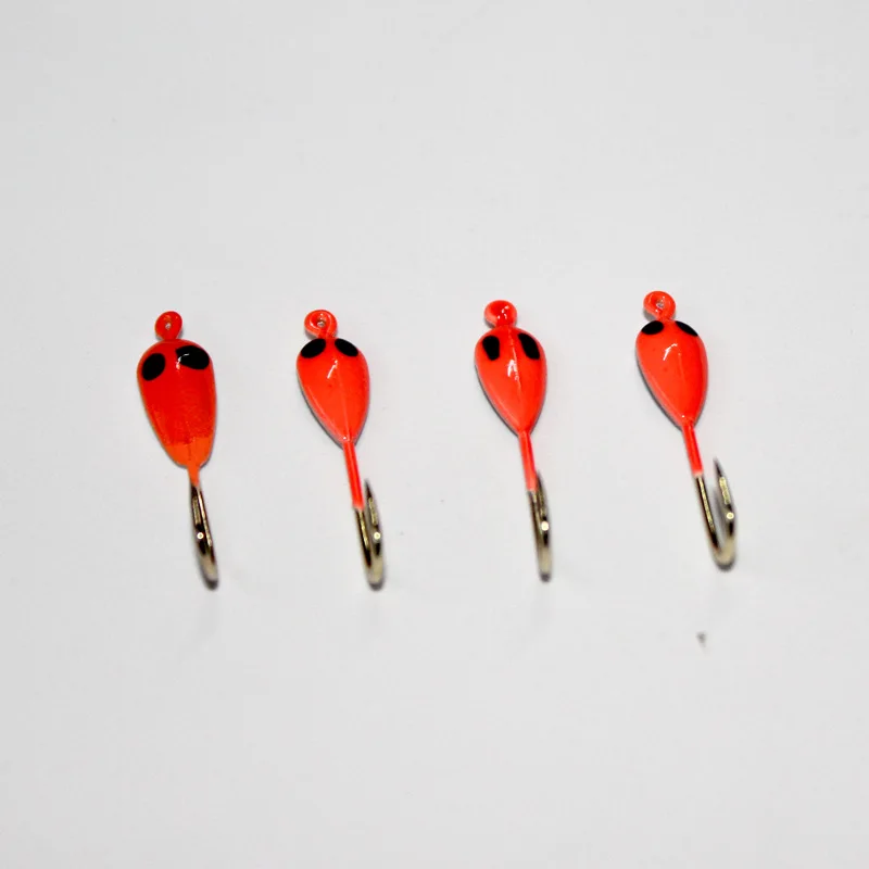 Mini Jigs Ice Fishing Hook Jig Head Barbed Lure Soft Worm Hooks Simulation Small Fish Lot 5 Pieces | Спорт и развлечения