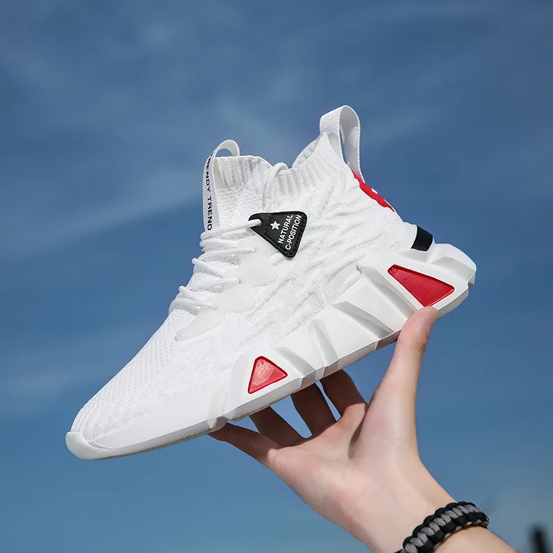 

Sneakers Men Breathable Mesh Lightweight Running Shoes Male Outdoor Training Jogging Fashion Casual Sports Shoes Socks Shoes