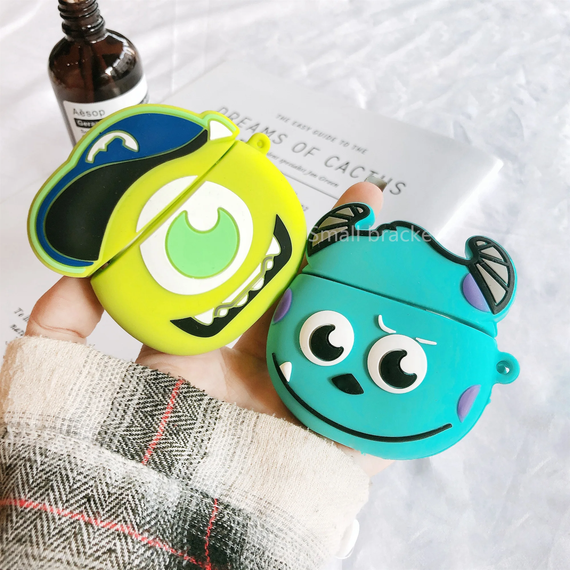 

For Airpods 2 Case Silicone Cartoon Cover For Apple Airpods Case Cute Earphone 3D Headphone case