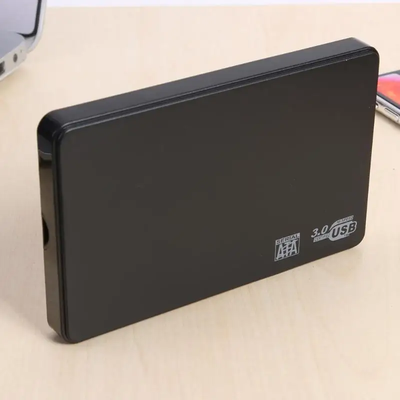Корпус для жесткого диска 2,5 дюйма USB 3,0 Micro-B для SATA внешний 6-гбит/с SSD корпус жесткого диска с мешком