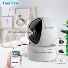 GauTone Surveillance Camera Activity Alerts Night Vision Baby Monitor 1080P WiFi IP Camera for Tuya Smart Life PG107 PG103