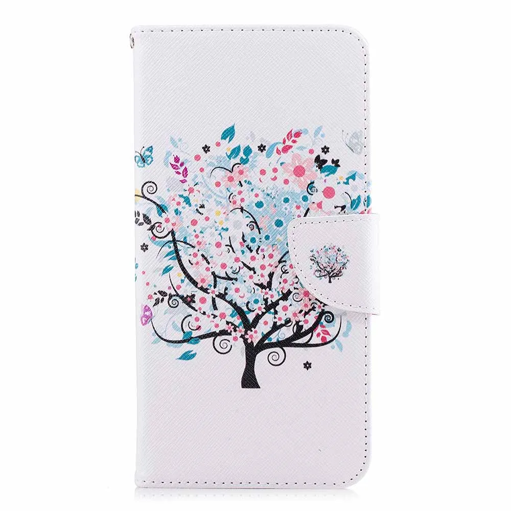 Чехол-книжка с изображением бабочки Совы из искусственной кожи для LG Stylo 5 4, чехол для LG Q Stylus Q8 K8 K9 K10 K11 K30 Q710MS, чехол - Цвет: Small Tree