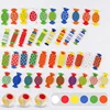 Wooden Board Game Memory Chess Matching Game Find Candy Shape Color Matching Game Memory Training Educational Toys For Children 4