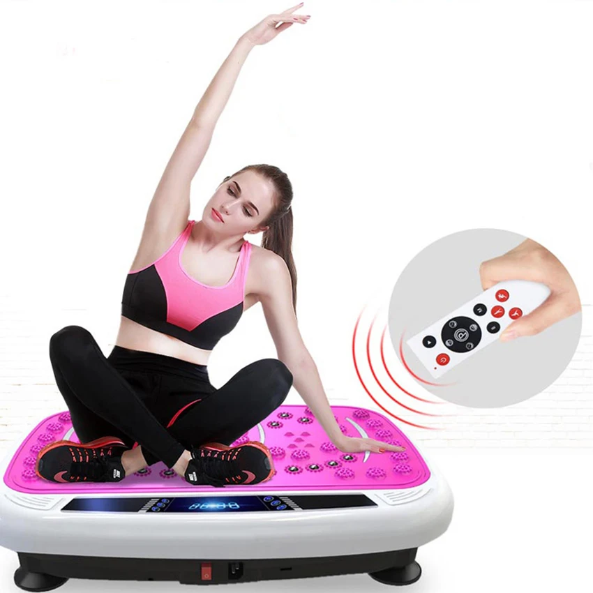 120Kg Exercise Fitness Slim Vibration Machine Trainer Plate Platform Fat  Burning Shaking Body Shaper With Remote Control 220V - AliExpress