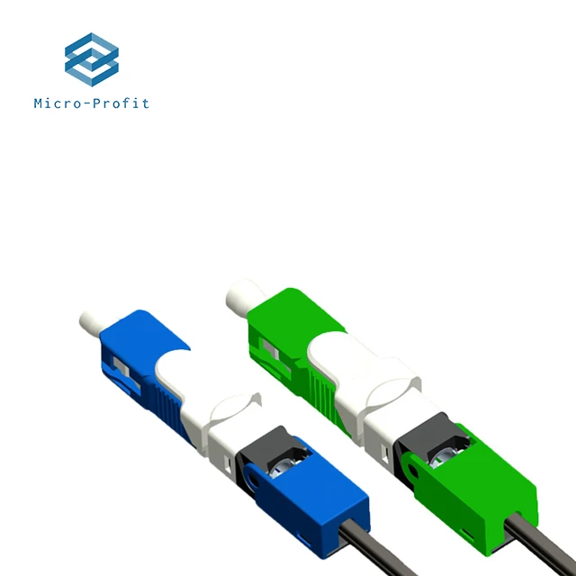 Free shipping FTTH ESC250D SC APC SC UPC Single-Mode Fiber Optic New Model Optic Fast Connector