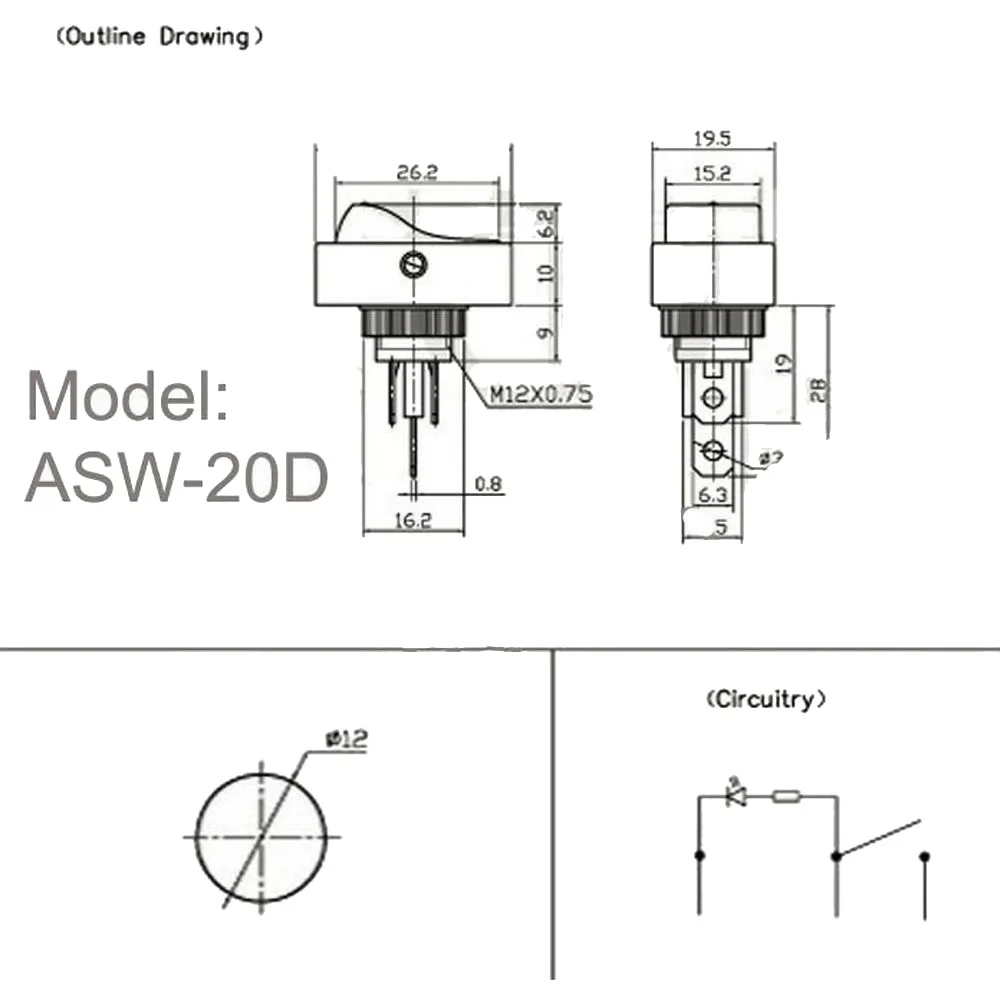 10x DC 12V 30Amp 30A Heavy Duty синий светодиодный OFF-ON рокер переключатель автомобиль Лодка