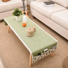 Cotton Linen Woven Storage Tablecloth Multi-function Coffee Table Cover Dining Table Cloth for Home Table Decoration 60*150cm 60 60 75cm outdoor garden table square negotiating table modern dining table coffee bar table