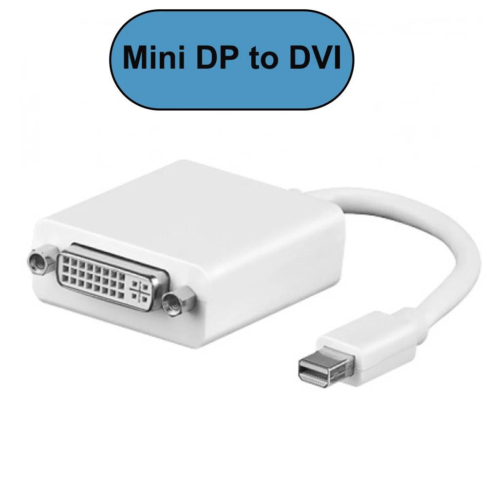 Thunderbolt/mini dp к vga hdmi dvi Displayport кабель адаптер конвертер для Apple MacBook Air Pro mini|mini dp|dp to