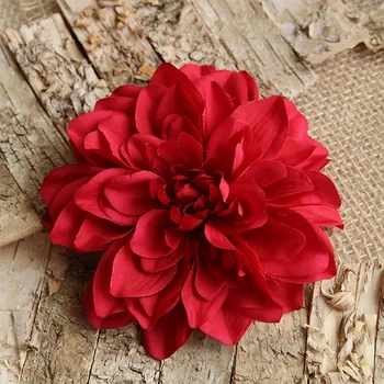 

10 piezas artificiales Dalia Margarita crisantemo cabeza DIY decoración del hogar corona caja de regalo artesanías decoración de