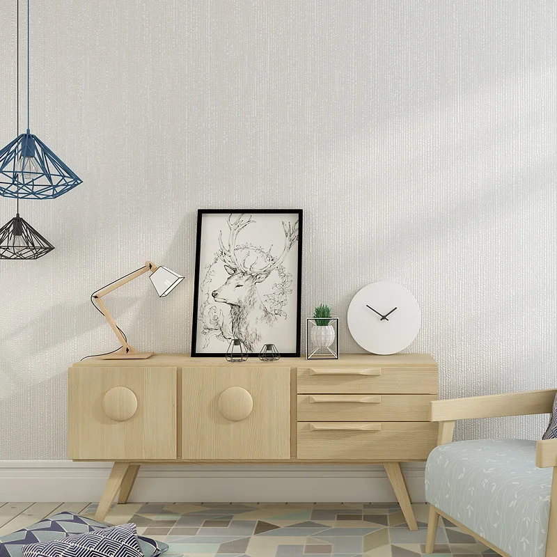 

Book Yan Plain Color Non-woven Wallpaper Warm Bedroom Minimalist Modern Living Room Television Background Wall Wallpaper Wall-to