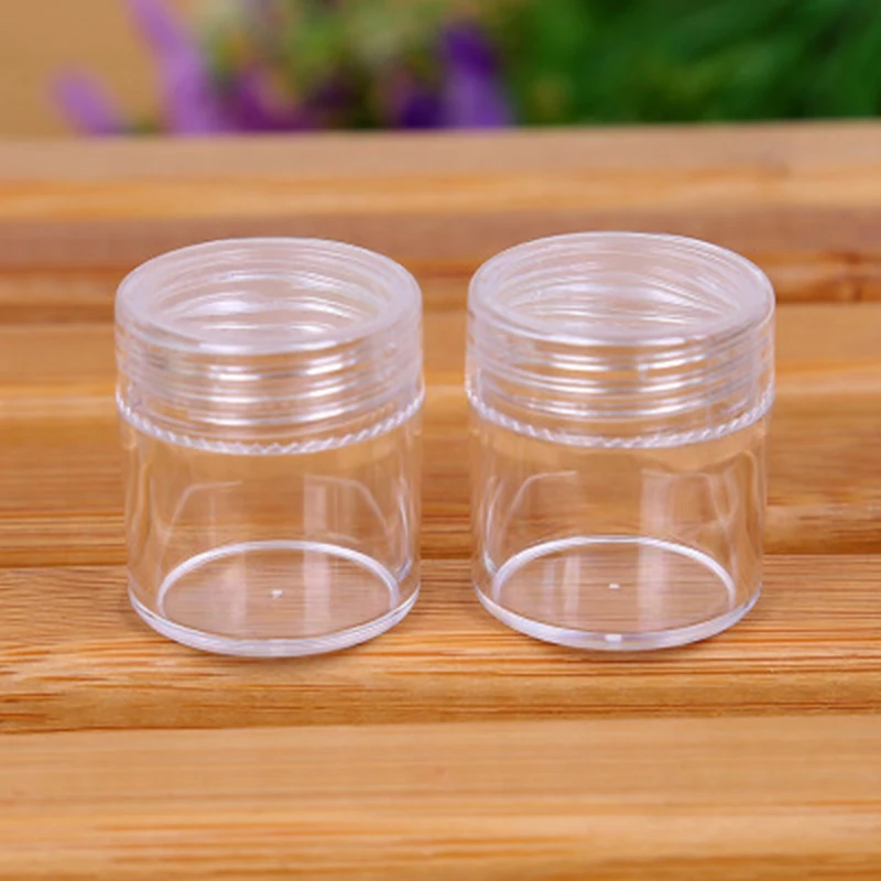 6 г прозрачная пластиковая бутылочка с кремом для макияжа косметический