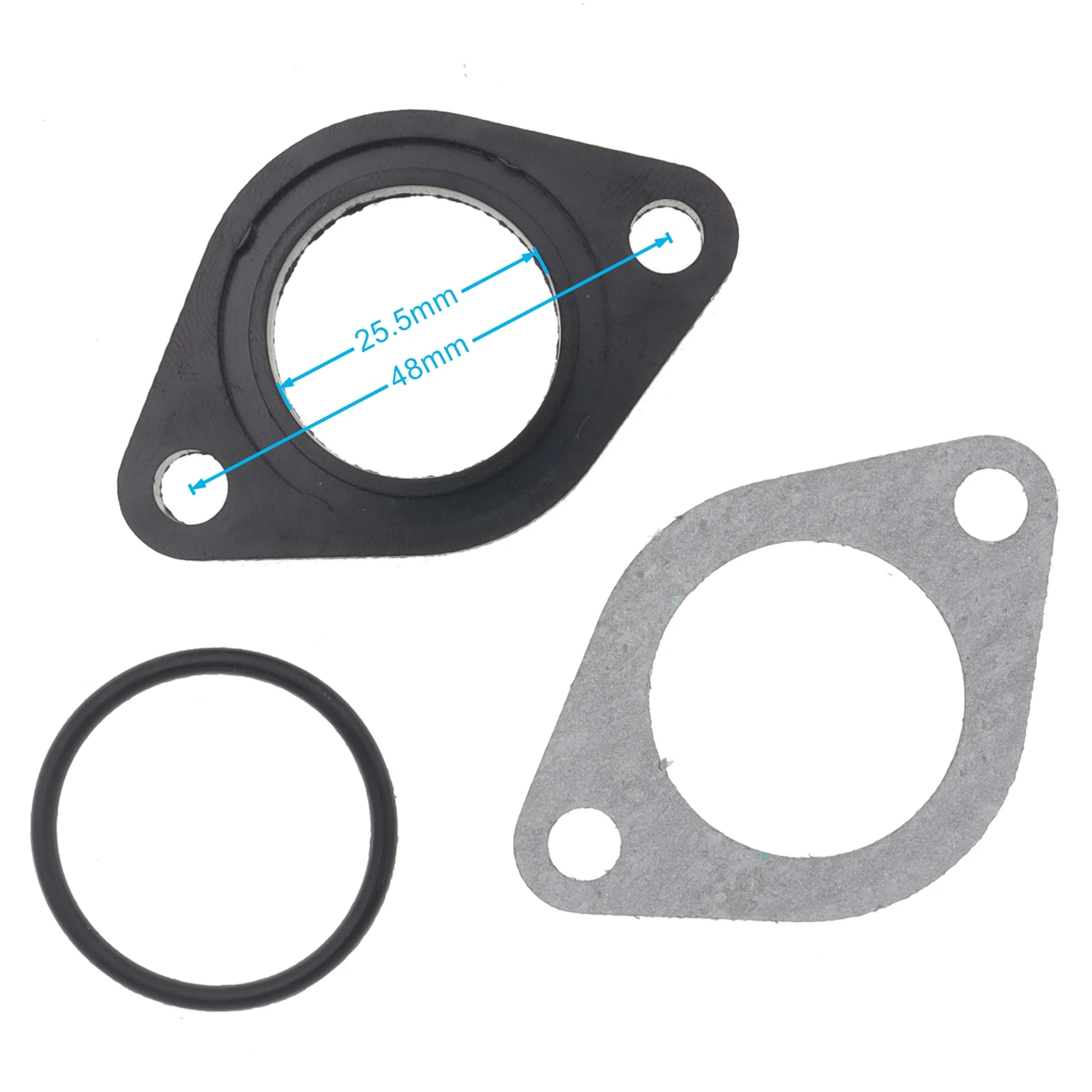 25mm 26mm PZ26 PZ27 PZ30 Carburetor Intake Manifold Spacer Gasket ATV Go Kart Dirt Pit Bike 1 Set carburetor intake manifold gasket