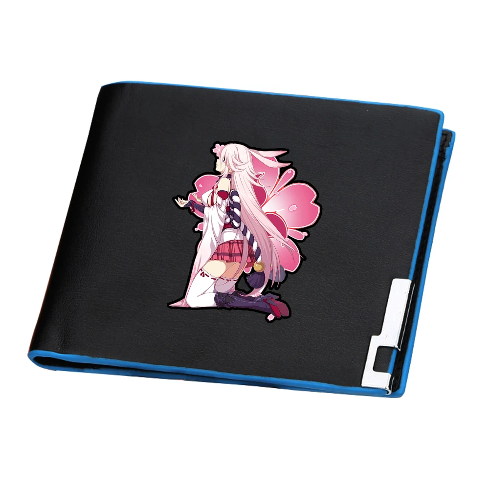 Honkai Impact Kawaii держатель для ID карт женская сумка денег MmiHoYo Yae Sakura тонкий кошелек из